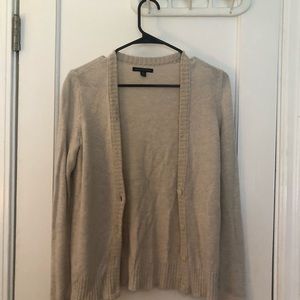 Cream and gold America Eagle Cardigan